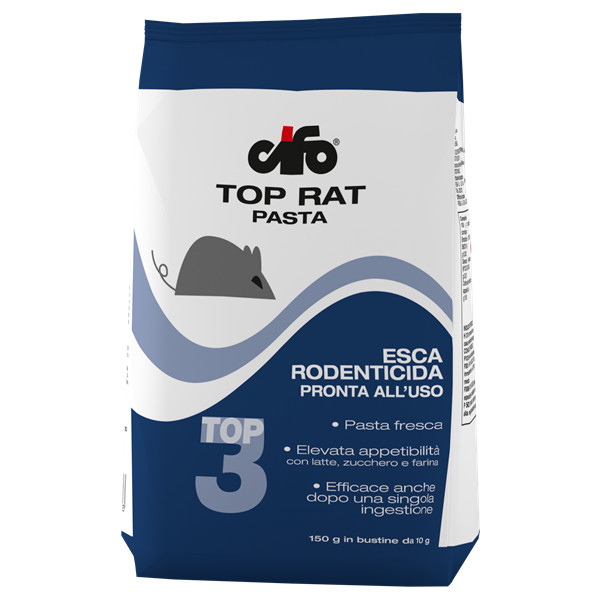 Esca topicida - Top Rat pasta fresca Cifo [150 gr in bustine da 10 gr] »  Vendita Piante Online